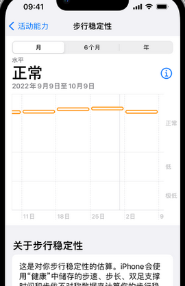 绥江iPhone手机维修如何在iPhone开启'步行稳定性通知'