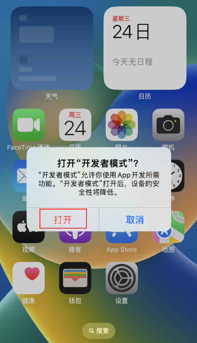 绥江苹果手机维修分享如何打开开发者模式 