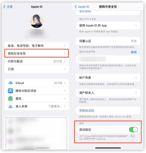 绥江苹果手机维修分享iOS 16 自动验证功能开启方法 