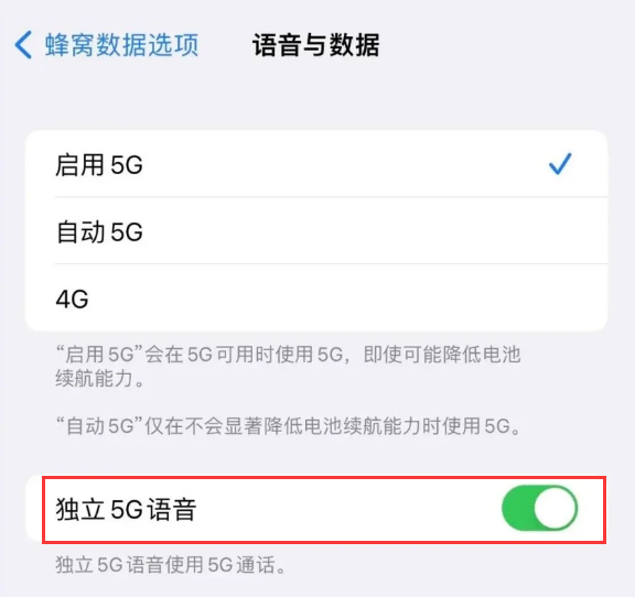 绥江苹果14维修分享iPhone 14 Pro如何开启VoNR 