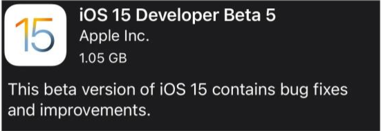 绥江苹果手机维修分享如何升级到iOS15.0 beta5 