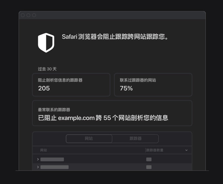 绥江苹果手机维修分享如何在 Safari 浏览器中查看和打开隐私报告 